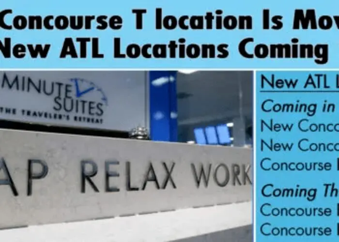TSA Expansion Leads to Minute Suites ATL Concourse T Relocation